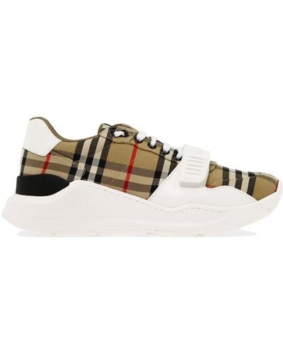 Burberry New Regis Sneakers - Mettallic