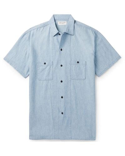 Saint Laurent Camisa de mezclilla de - Azul