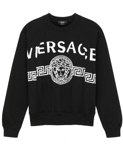 Versace Sweat-shirt Logo - Noir