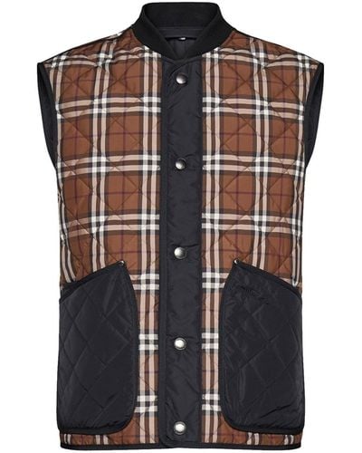 Burberry Weaverton Vest Jacket - Bruin