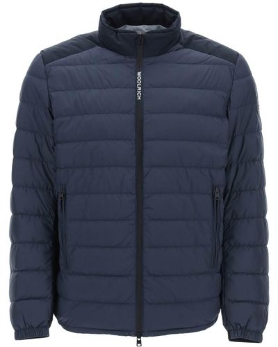 Woolrich Bering Leichtgewicht Down Jacke - Blau