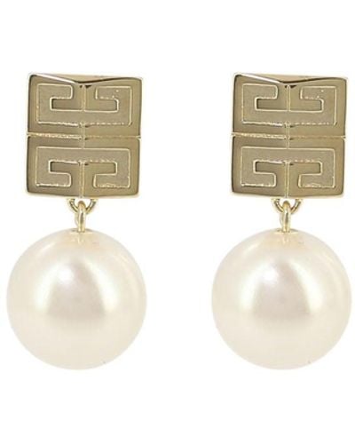 Givenchy 4g Earrings With Pearls - White