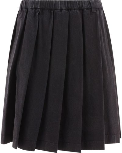 Aspesi Pleated Skirt - Black