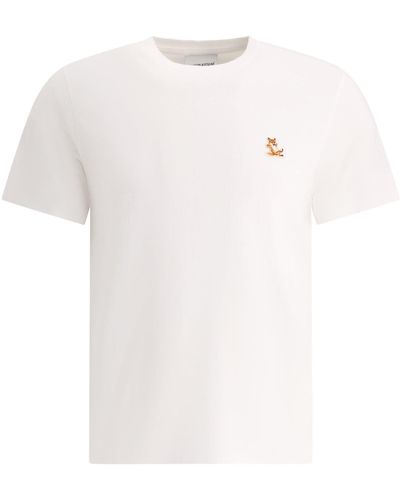 Maison Kitsuné Maison Kitsuné "Chillax Fox" T -Shirt - Weiß