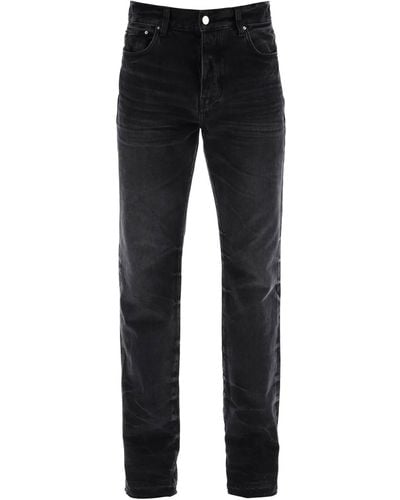 Amiri Jeans sueltos cortados rectos - Negro