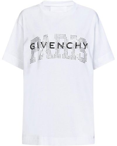 Givenchy Cotton Logo T-shirt - Wit