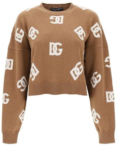 Dolce & Gabbana Dg -pullover - Bruin