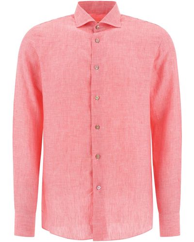 Borriello Striped Shirt - Pink