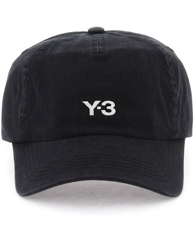 Y-3 Y 3 Baseball Cap For Dads - Black