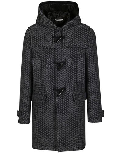 Valentino Spigola Wol Coat - Zwart