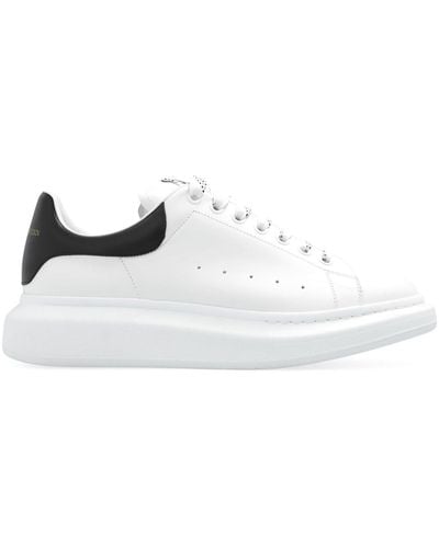 Alexander McQueen Sneakers de gran tamaño - Blanco
