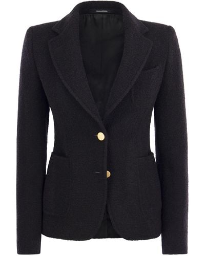 Tagliatore Debra Terry Cloth Jacket - Zwart