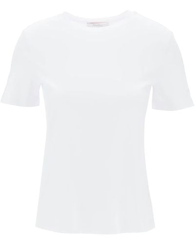 Max Mara T Shirt Girocollo Cosmo - Bianco