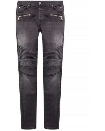 Balmain Katoenen Jeans - Grijs
