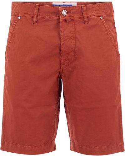 Jacob Cohen Cotton Bermuda Shorts - Rot