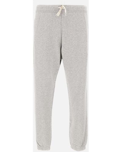 Autry Pantaloni da jogger di cotone principale di auttry, grigio