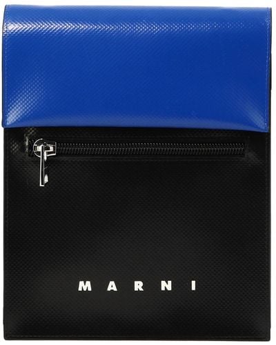 Marni "Tribeca" Bolso de hombro - Azul