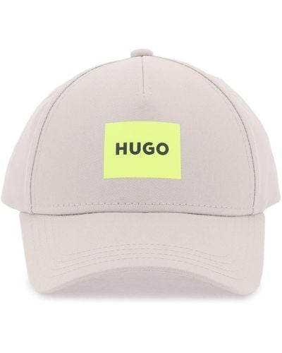 HUGO Cappello Baseball Con Patch - Grigio