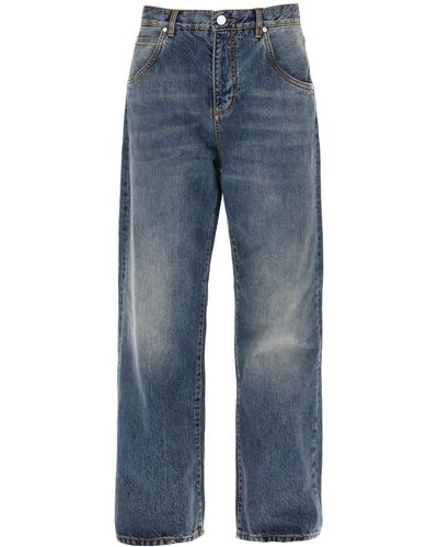 Etro Lose Jeans mit geradem Schnitt - Blau