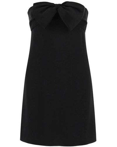 Saint Laurent Mini Vestido - Negro