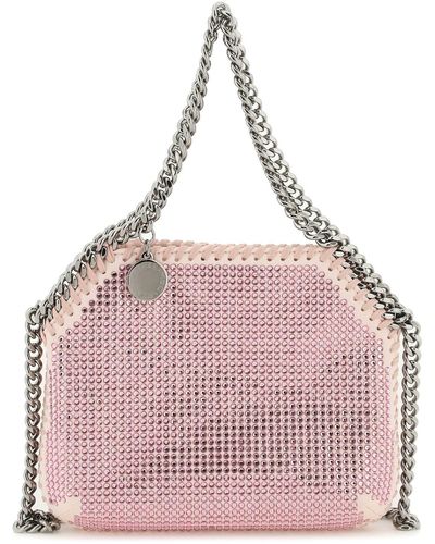 Stella McCartney Stella Mc Cartney Minitasche Falabella mit Kristallen - Pink