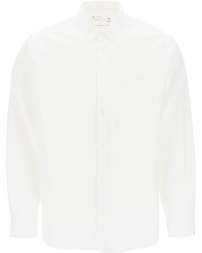 Sacai Thomas Mason Cotton Poplin Shirt - Blanc