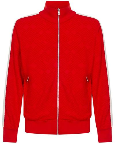 Palm Angels Terry Track Jacke - Rot