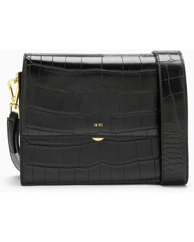 JW PEI Mini Flap Bag Coconut - Black