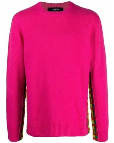 Versace Greca Wool Sweater - Rosa