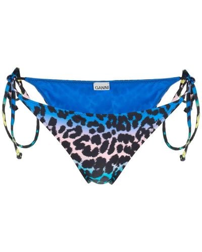 Ganni Econyl Bikinibroekje - Blauw