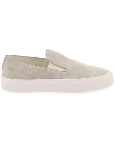 Common Projects Les projets communs glissent les baskets - Gris