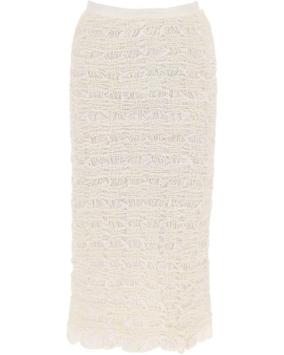 Cecilie Bahnsen Robe de midi ugne - Neutre