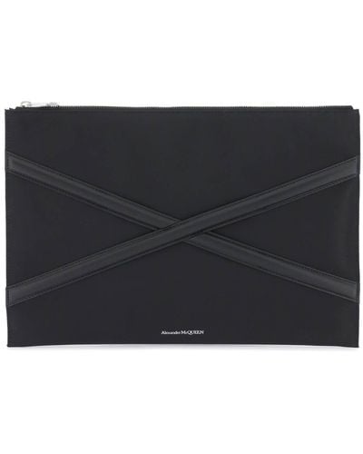 Alexander McQueen Harness Zakje - Zwart