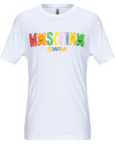 Moschino Swim Gummy Logo T -shirt - Blauw