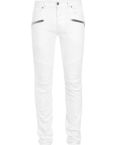 Balmain Slim Jeans - Weiß