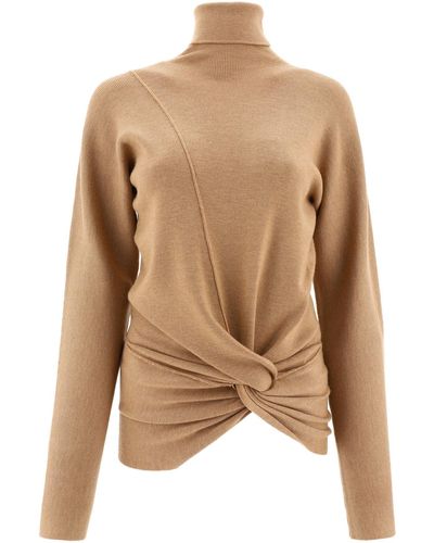Dion Lee Drape Sweater - Natural