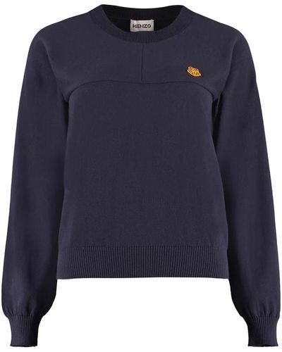 KENZO Cotton Sweater - Blue