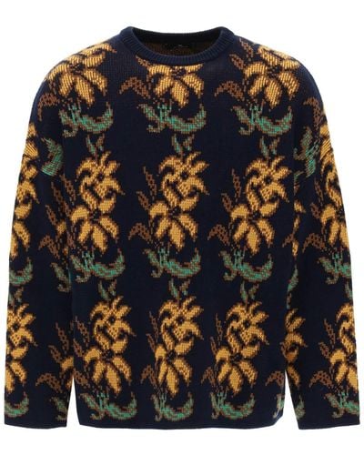 Etro Pullover Mit Blumenmuster - Zwart