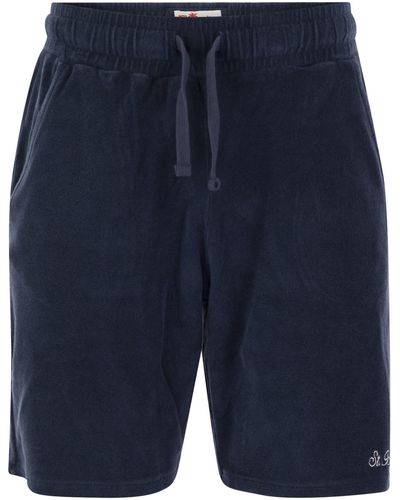 Mc2 Saint Barth Sponge Bermuda Shorts - Blau