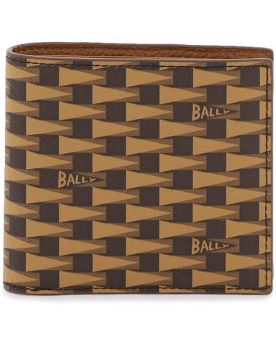 Bally Pennant Bi Fold Wallet - Bruin