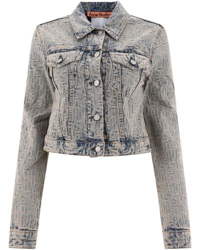 Acne Studios Denimjacke - Grau