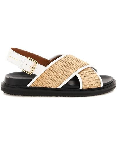Marni Flat sandals - Neutro