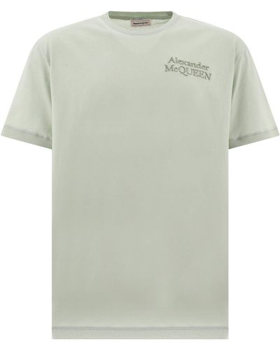 Alexander McQueen Alexander Mc Queen Sticked T -shirt - Groen