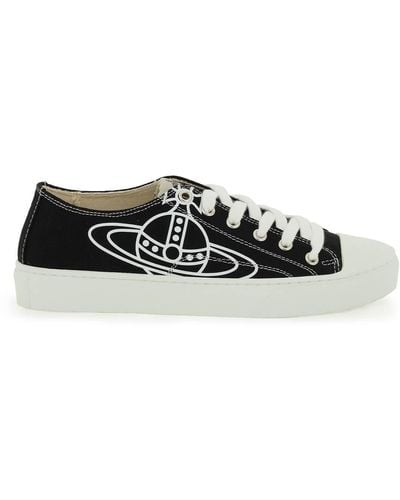 Vivienne Westwood 'plimsoll' Logo Sneakers, - Black