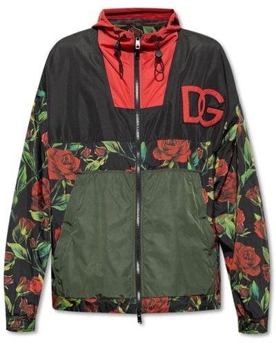 Dolce & Gabbana Veste à capuchon - Vert