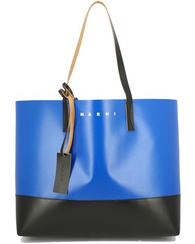Marni Tribeca Einkaufstasche - Blau