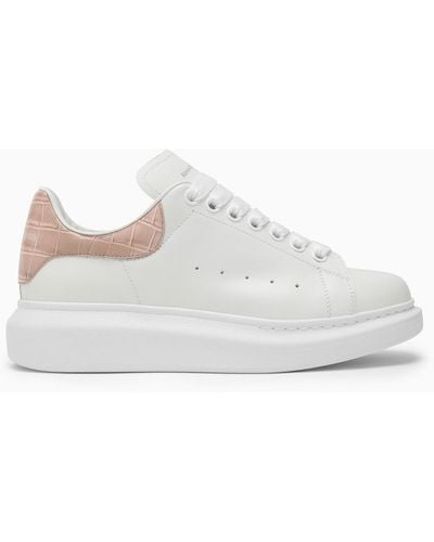 Alexander McQueen And Camel Oversized Sneakers - White