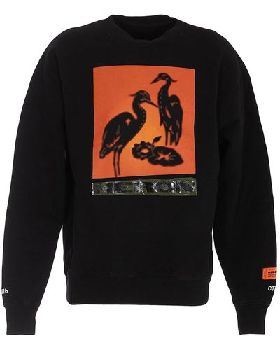 Heron Preston Logo Sweartshirt - Schwarz