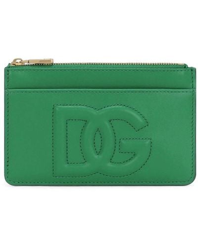 Dolce & Gabbana BI1261 Frau Grüne Brieftasche