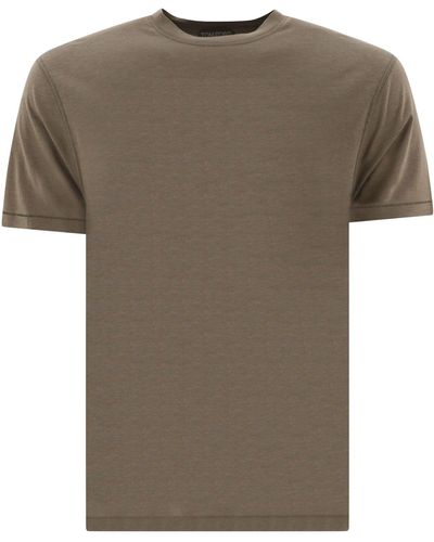 Tom Ford Lyocell T -shirt - Grijs